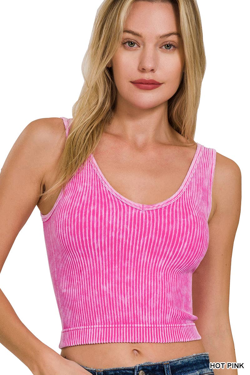 Premium Washed Seamless 2-way Tank