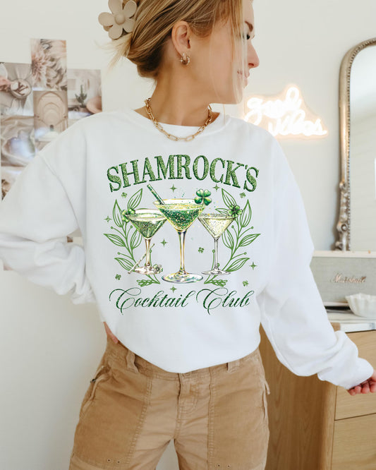 Shamrocks Cocktail Club Sweatshirt